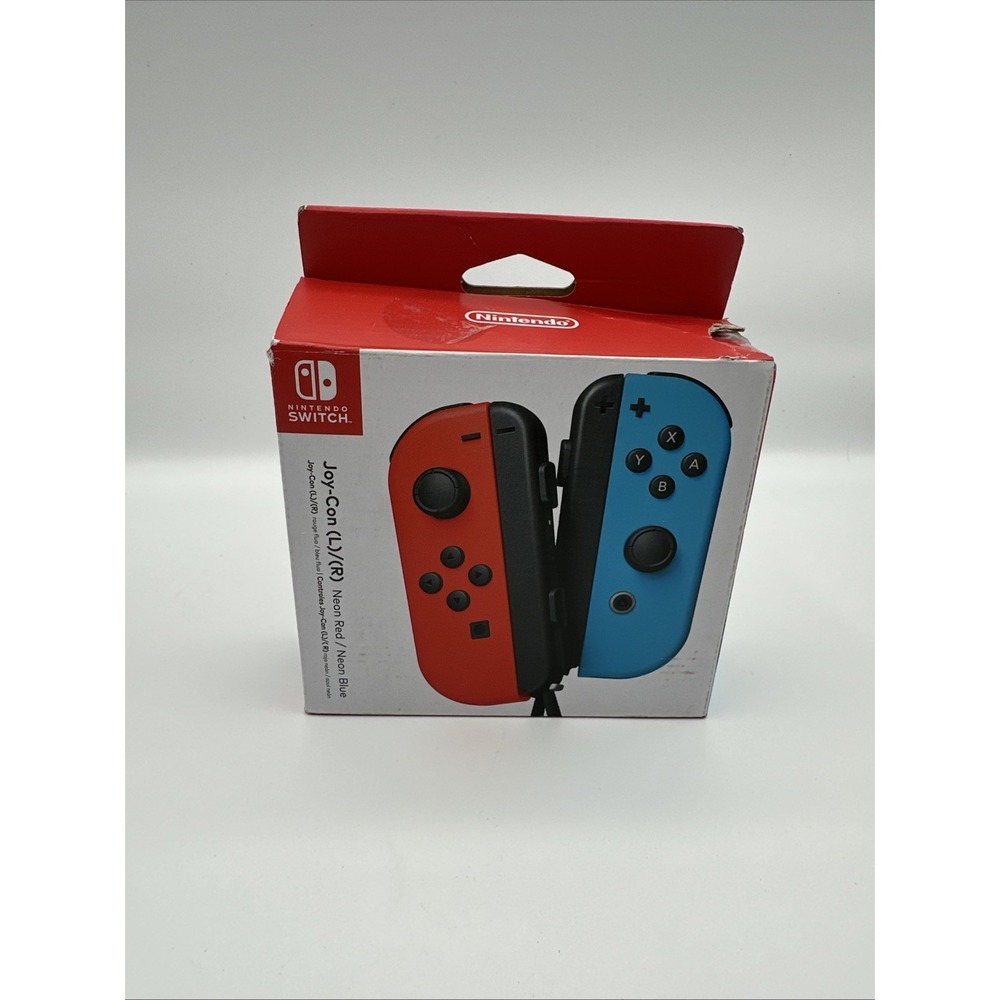 Nintendo Joy-Con (L/R) Contollers - Neon Red/Neon Blue (Open Box)